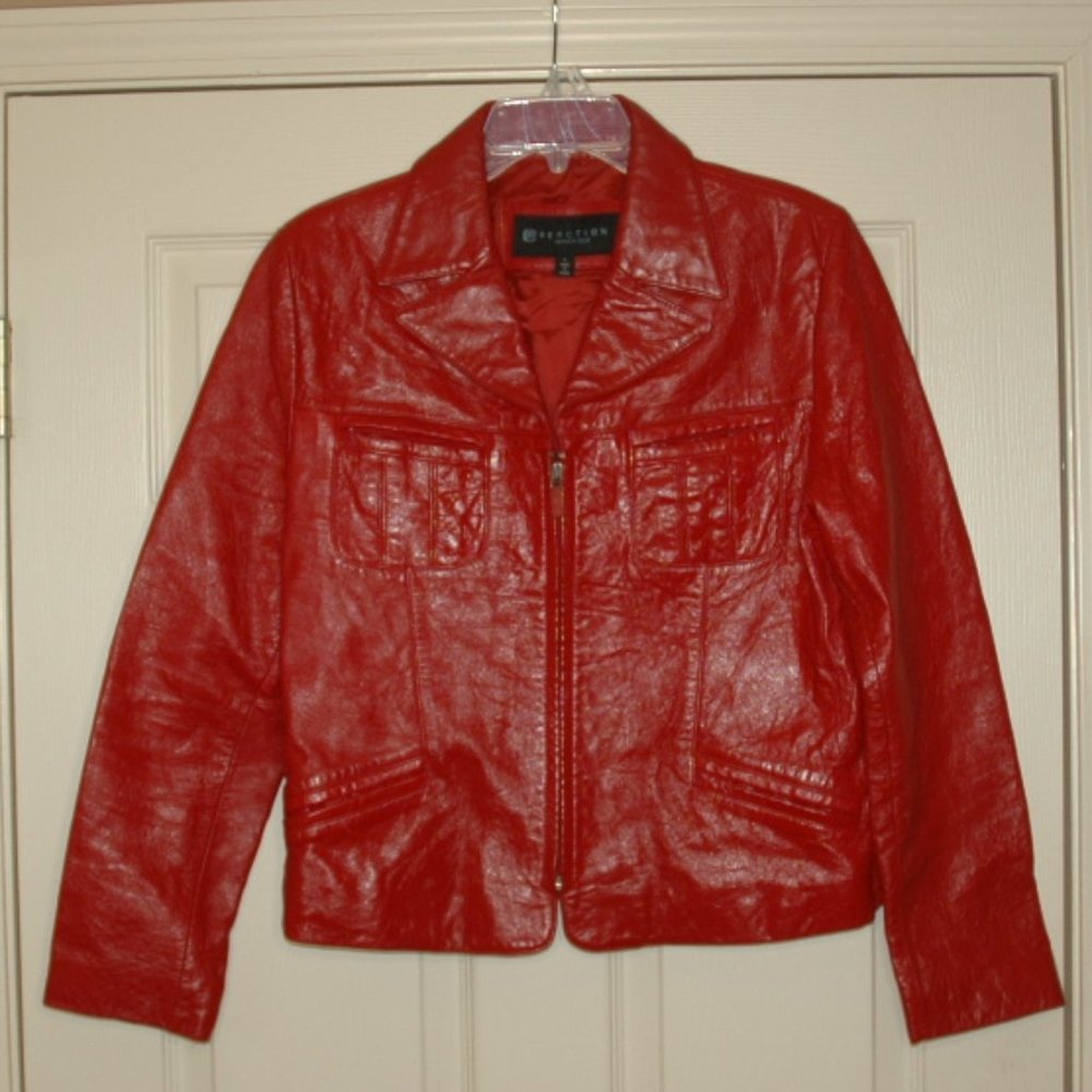 Kenneth Cole Reaction Leather Jacket